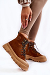 Suede Warm Boots Big Star KK274520 Brown