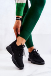 Sneakersy Buty Sportowe Skarpetkowe Czarne Nolene