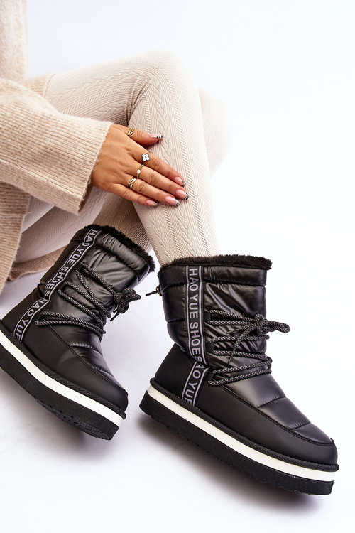 Women's Snow Boots with Black Laces Lilara