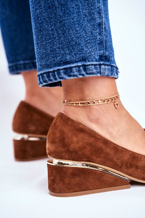 Damskie Półbuty Exquisite Brązowe 1205