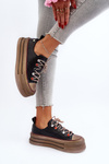 Women's Platform Sneakers GOE NN2N4053 Black