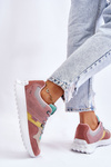 Women's Sneakers Big Star LL274422 Pink-Beige