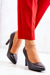 Women’s Pumps Varnished Sergio Leone Dark grey Campbell