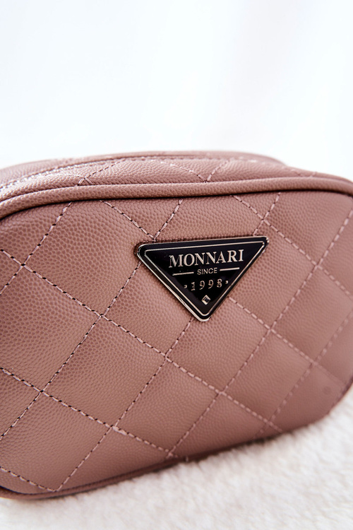 Small Quilted Cosmetic Bag Monnari CSM0050-015 Beige