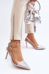 Pumps With Embellishment D&A MR1966-11 Silver