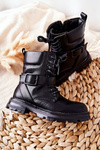Children's Boots With Buckle Black Dollay