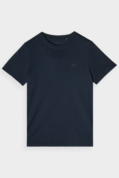 Boys Smooth Cotton T-shirt Navy 4F 4FJWMM00TTSHM1626-31S