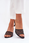 Decorated High Heels Black Ennoriel