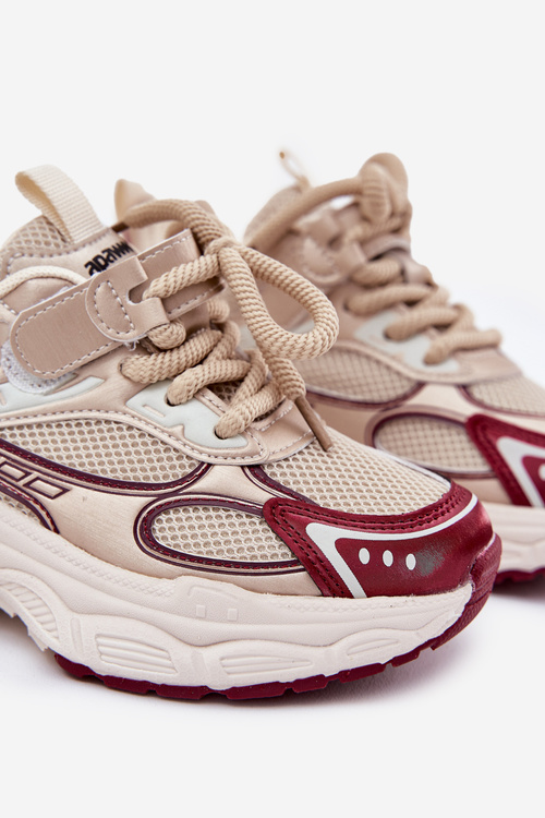 Dziecięce Sneakersy Na Grubej Podeszwie Złote Xairana