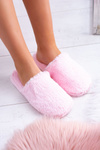 Women's Mimia Pink Faux Fur Slippers