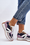 Women's Purple Sports Shoes Chloette