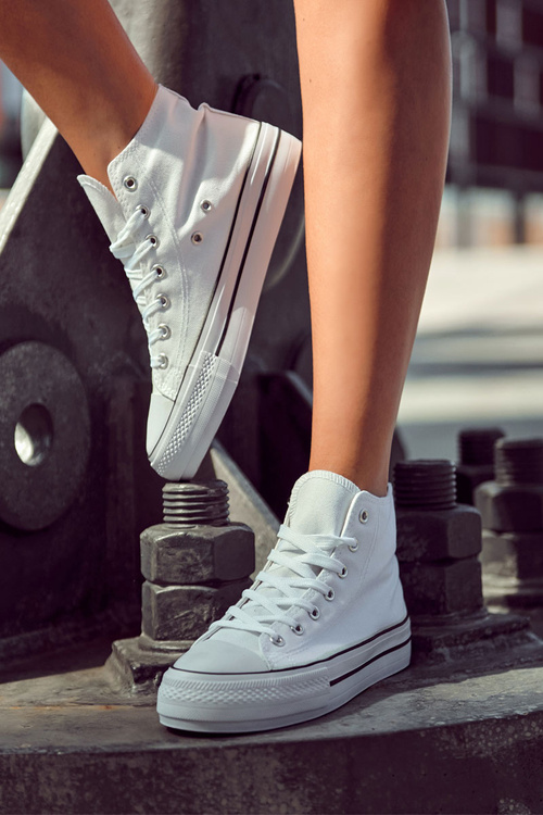 Classic High-top Sneakers White Volterro