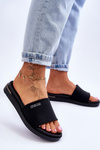 Women's Platform Slippers Big Star LL274930 Black