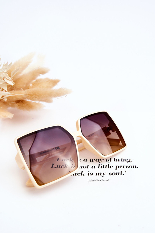 Square Sunglasses M2376 Beige