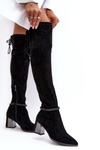 Women's Over-the-Knee Boots on Heel D&A MR870-65 Black