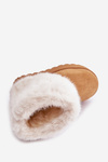 Children's Snow Boots With Fur Camel Crisie