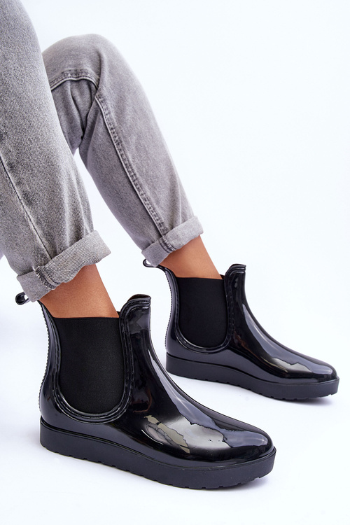 Women's Boots Wellies Black Deila