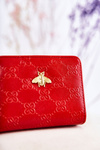 Women's Small Wallet With Ornament Red Sanchos