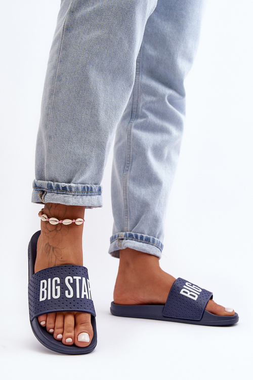 Women's Classic Slip-Ons Big Star MM274714 Navy Blue