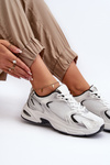 Women's Sports Shoes Sneakers White-Black Leranea