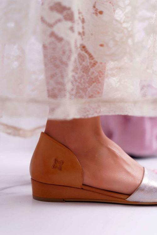 Maciejka Leather Sandals 1971-45 Red