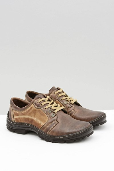 Men's Leather Classic Brown Favello Half Boots