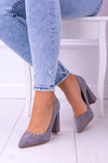 Women's Suede Grey Celine Stiletto pumps
