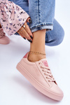 Classic Low Sneakers Big Star LL274095 Light pink