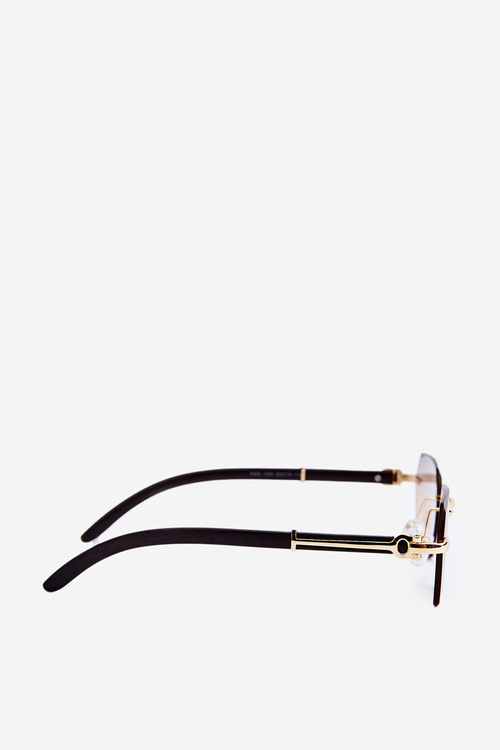 Okulary Przeciwsłoneczne UV400 Czarno-Złote