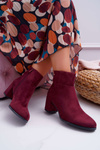 Women's Heeled Boots Sergio Leone Maroon BT522