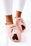 Reindeer Warming Slippers Light Pink Jilly