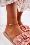 Women's Slippers With Material Flowers Pink Susana
