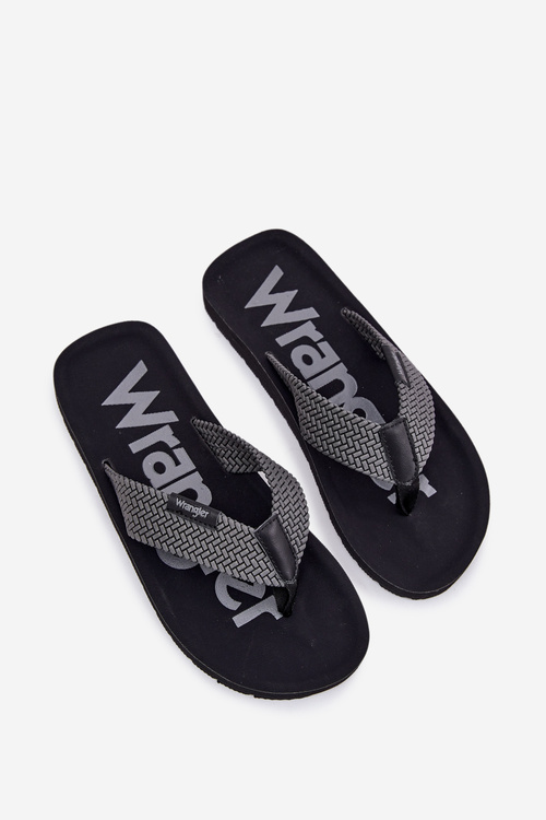 Męskie Klapki Szare WRANGLER ZANE FLIPFLOP MEN LOW 20251044.10E
