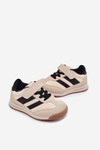 Children's Sneakers Sports Shoes With Velcro Beige Viona