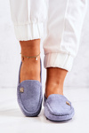 Women's Suede Loafers Blue Madelyn