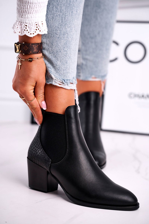 Women’s Boots On High Heel Sergio Leone Black BT613