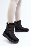 Women's Snow Boots with Faux Fur Black Primose
