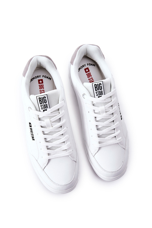 Leather Sneakers Memory Foam Big Star II174170 White