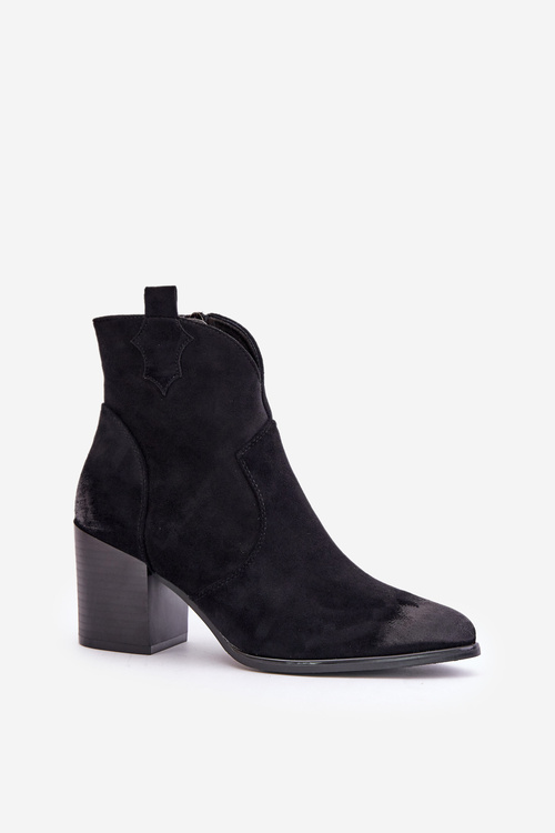 Women's Suede Warm Boots Black Wenche