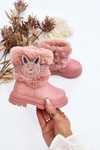 Children's Snow Boots with Pink Fur Lunami