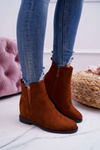 Camel Tema Women's Camel Suede Stiletto Booties