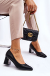 Elegant Pumps On A Heel Black Emma