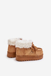Snow Boots Kids Insulated With Fur Camel Adelane