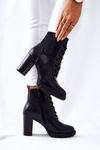 Boots On High Heel Black Joyte