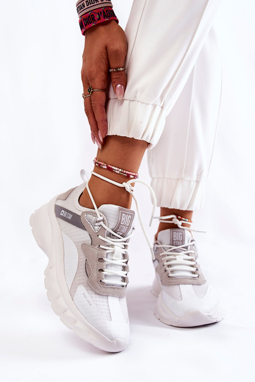 Women's sports shoes Big Star KK274057 White