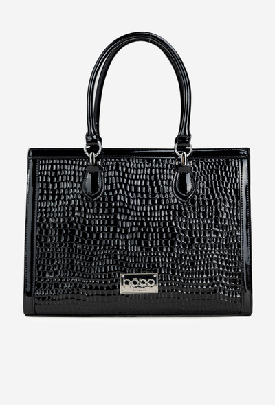 Torebka Z Ozdobnym Tłoczeniem Czarna NOBO BAG6150-M20