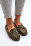 Women's Suede Moccasins Dark Beige Ranica