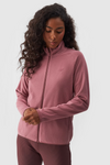 Womens Regular Fleece With Stand Collar 4F 4FWMM00TFLEF294-53S Pink