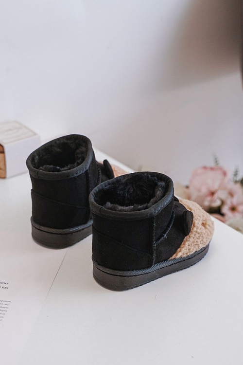 Insulated children's snow boots Lamy black Esandira