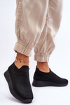 Buty Sportowe Damskie Wsuwane Dżety Czarne Gianni 7890-138